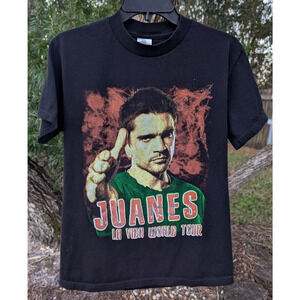 Vintage Juanes La Vida World Tour 2008 T Shirt Size S Small